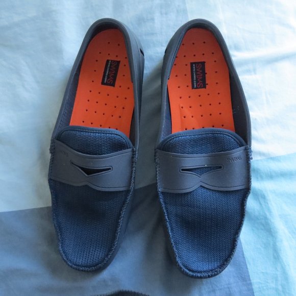 Swims Loafers Size 9.5 - Navy - Picture 1 of 5